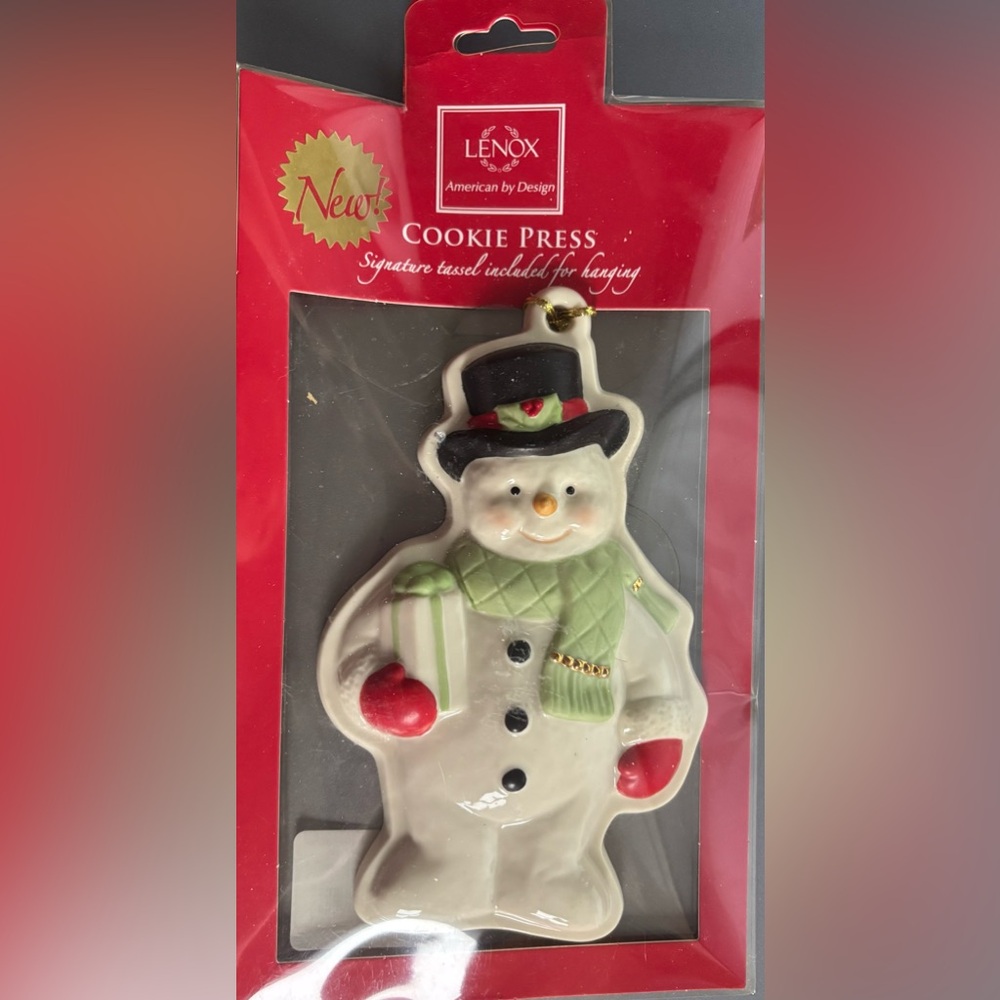 Lenox Cookie Press Snowman